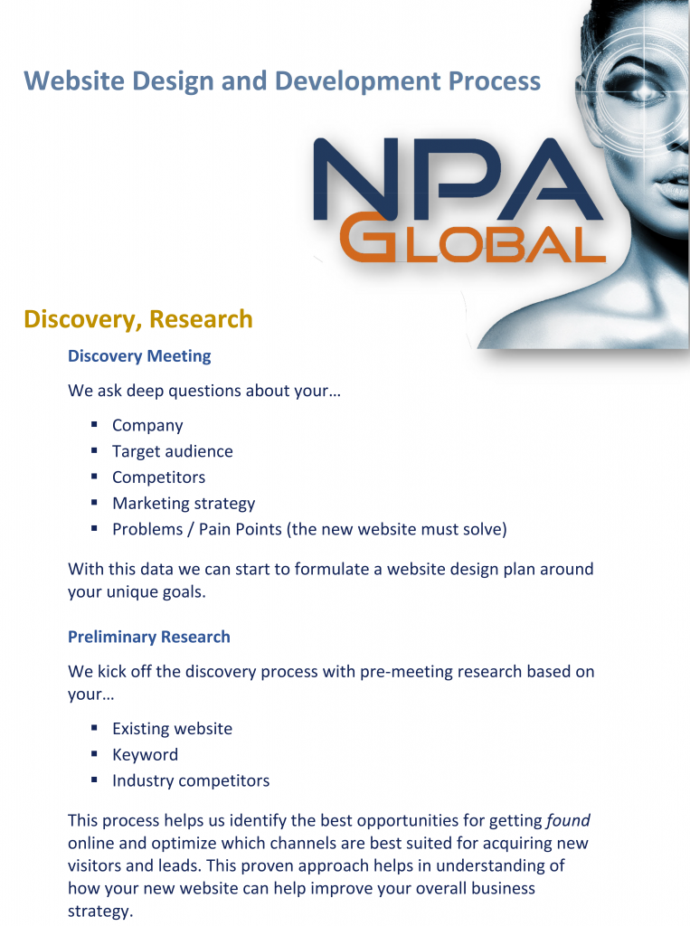 NPA web design and development process — part 1